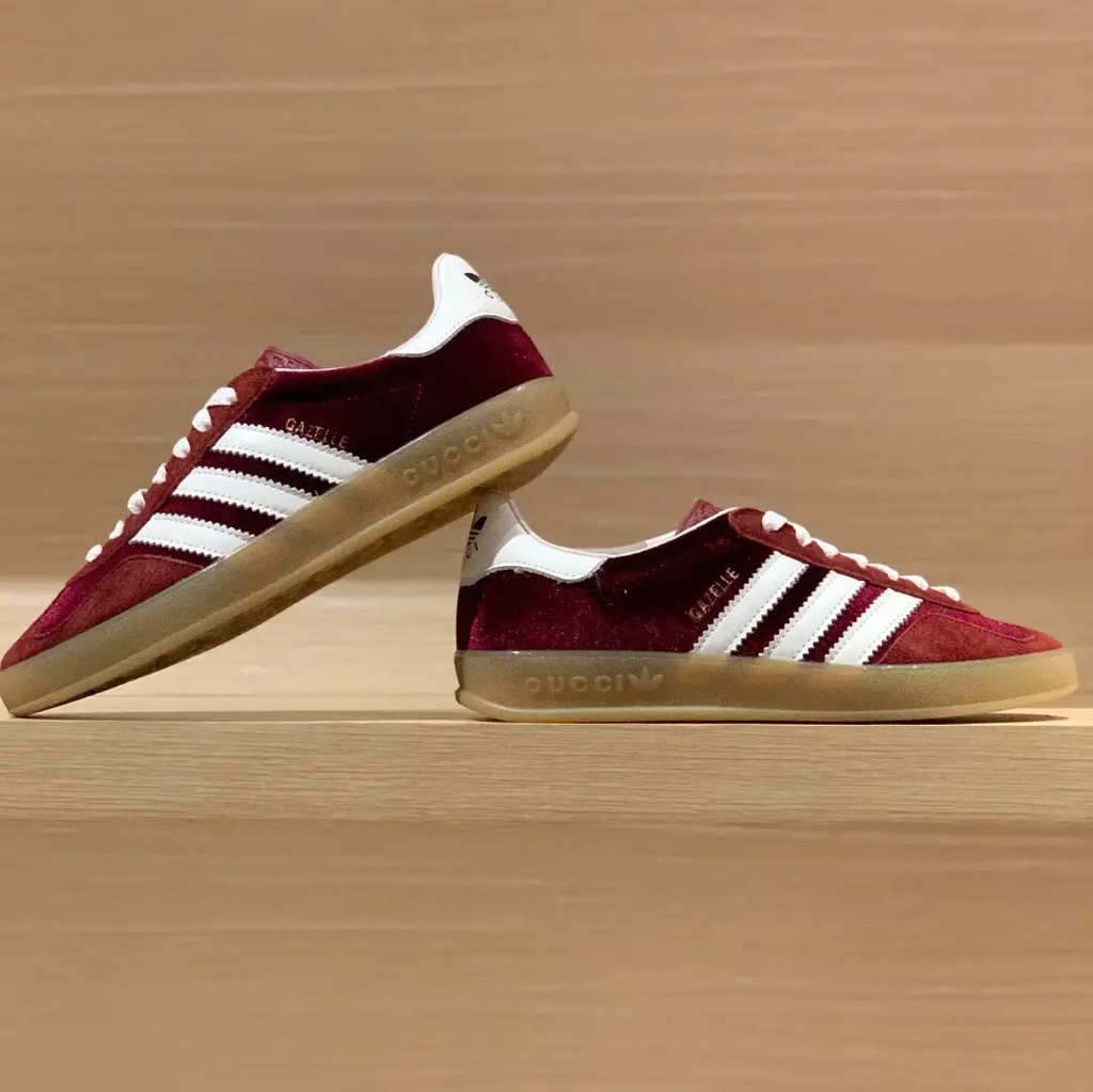GG x AD Gazelle ‘Burgundy Velvet’ Shoes Sneakers by Air Jordan