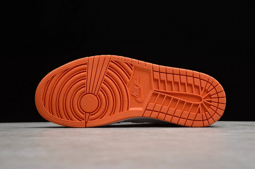 Air Jordan 1 Mid White Orange by Air Jordan