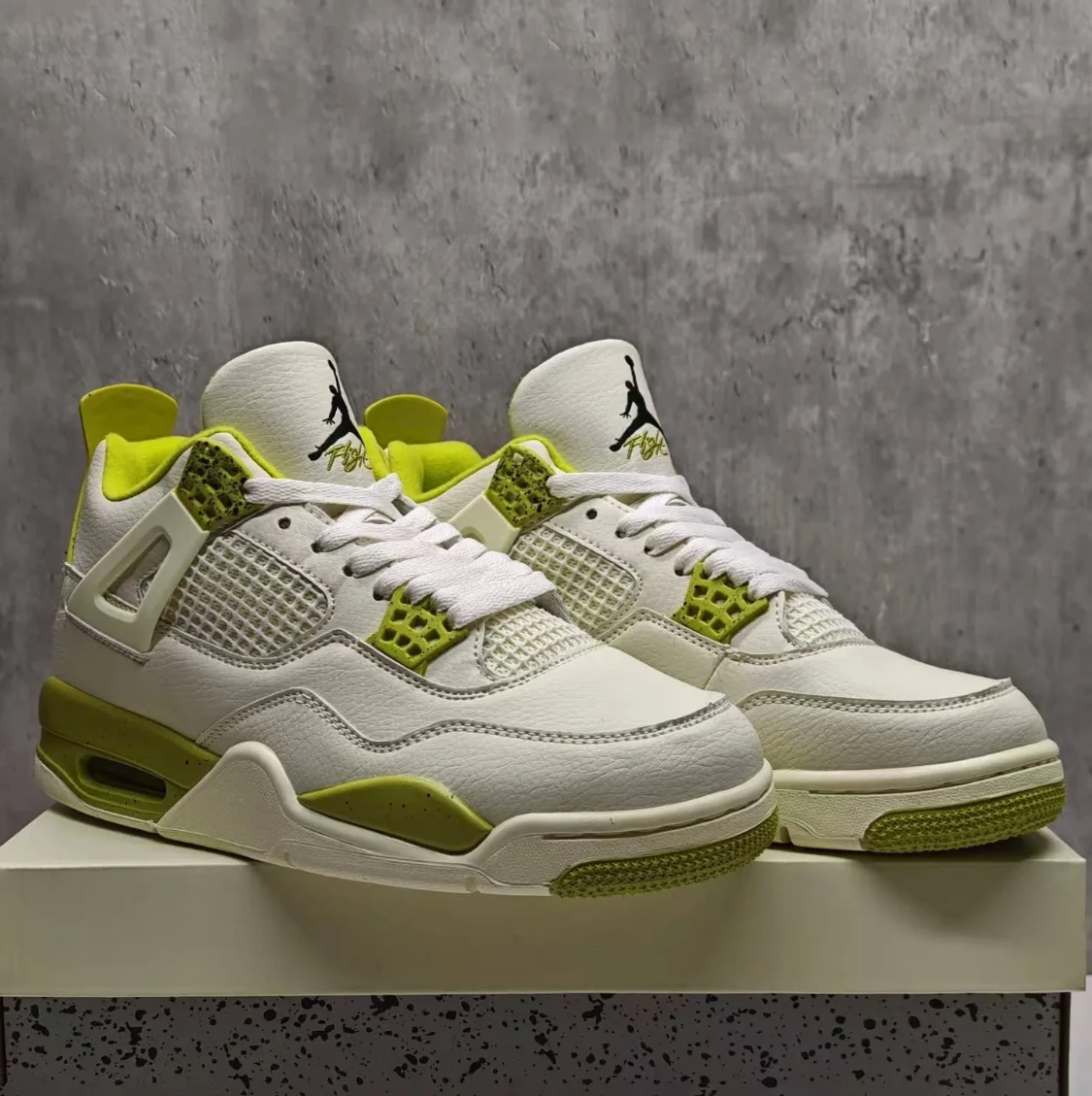 J.Balvin x Air Jordan 4 OG Lemonade Shoes Sneakers by Air Jordan