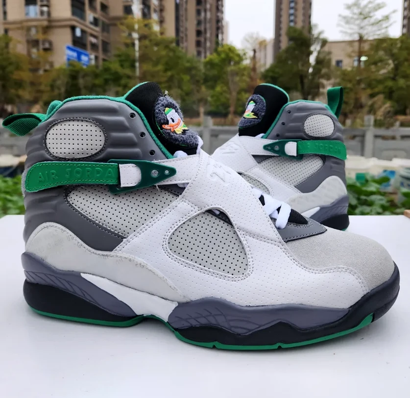 Air Jordan 8 Oregon PE Pure Platinum Shoes Sneakers by Air Jordan