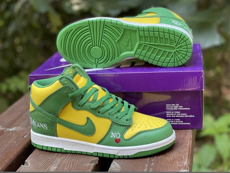 SB Dunk High Supreme By Any Means Brazil Shoes Sneakers by Air Jordan