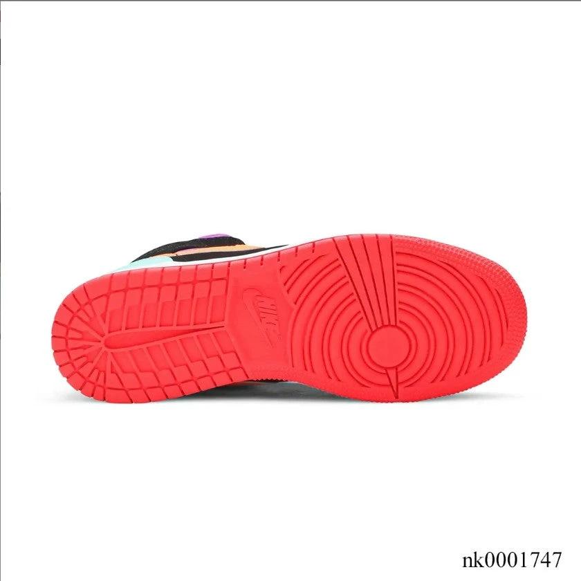 Air Jordan 1 Mid Multi-Color Shoes Sneakers by Air Jordan