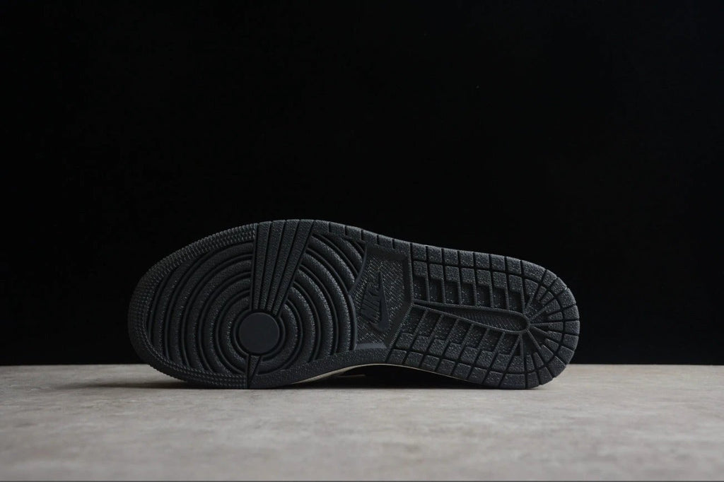 Air Jordan 1 Low Black Gray Satin by Air Jordan
