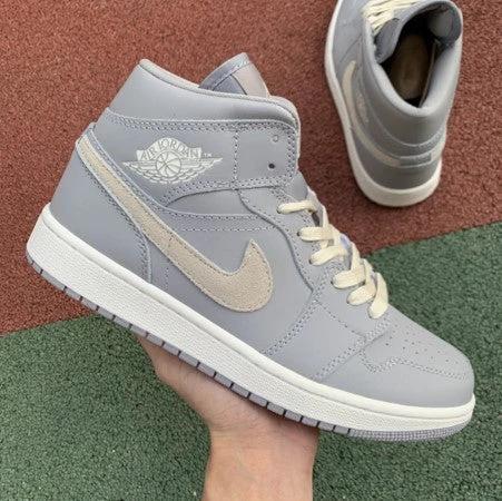 Air Jordan 1 Mid Little Earl Haze Gray Purple by Air Jordan
