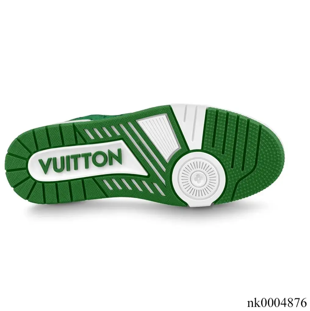 LV Trainer Denim Monogram Green Shoes Sneakers by Air Jordan