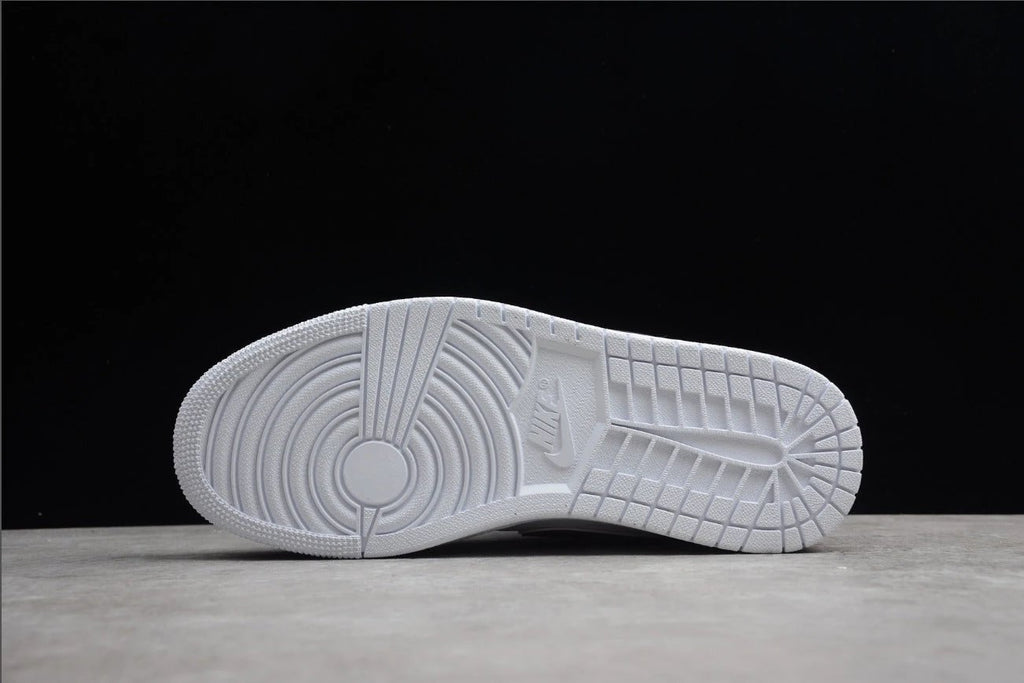 Air Jordan 1 Mid White Red by Air Jordan