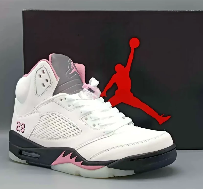 Air Jordan 5 35th Anniversary Medium Soft Pink Shoes Sneakers by Air Jordan