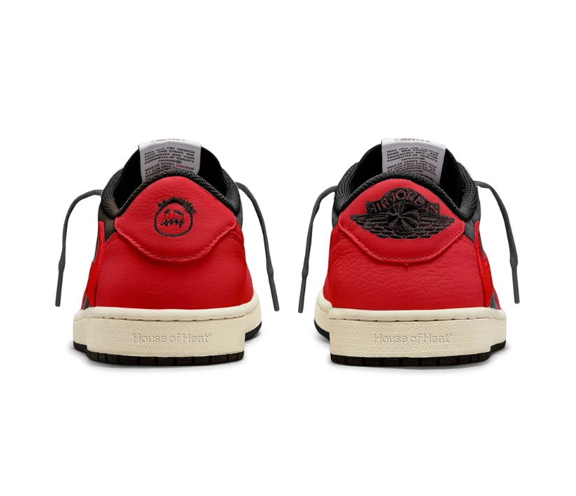 Air Jordan 1 Low OG Bred x Travis Scott Shoes Sneakers by Air Jordan