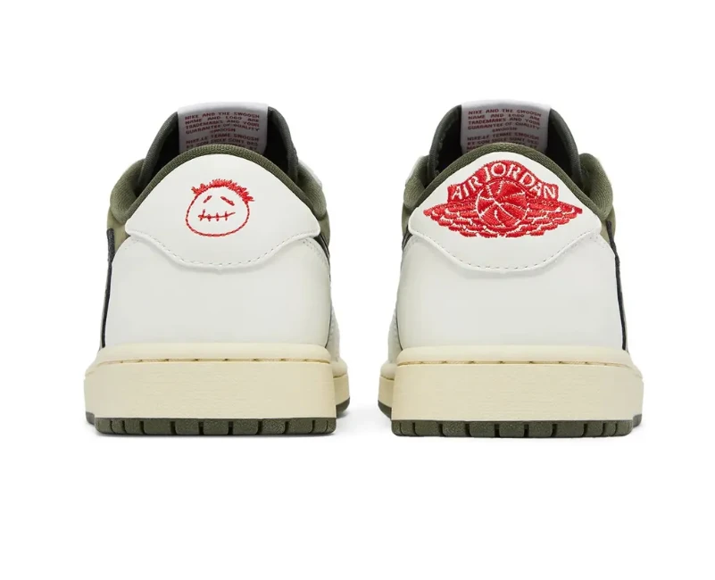 Travis Scott x AJ 1 Low Medium Olive Shoes Sneakers by Air Jordan