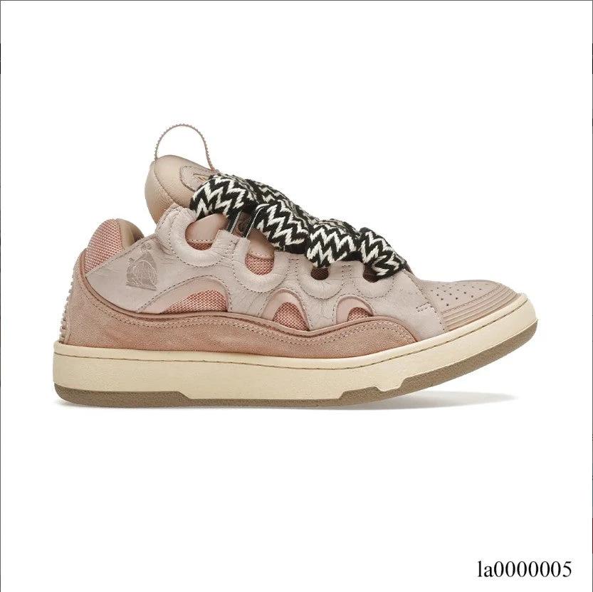 Lanvin Leather Curb Pink Shoes Sneakers – la0000005 by Air Jordan