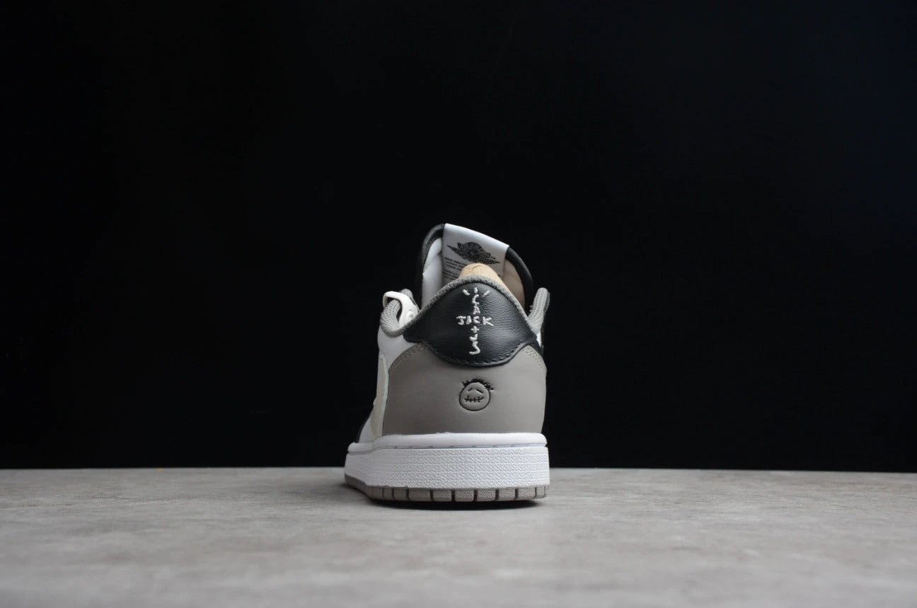 Travis Scott X Air Jordan 1 Low Barb Black White by Air Jordan