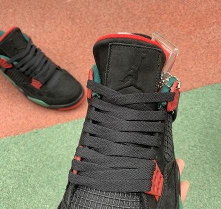 Air Jordan 4 Black Green by Air Jordan