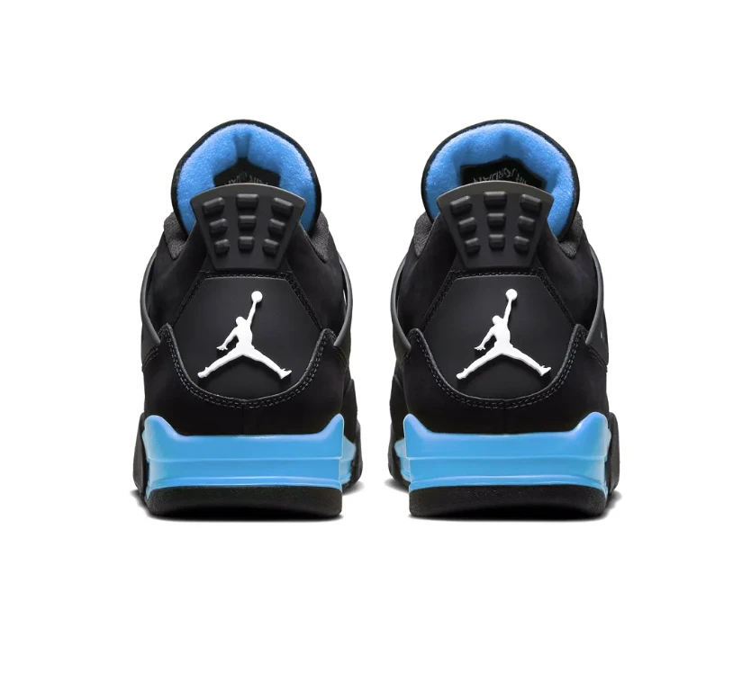Air Jordan 4 Black UNC Shoes Sneakers by Air Jordan