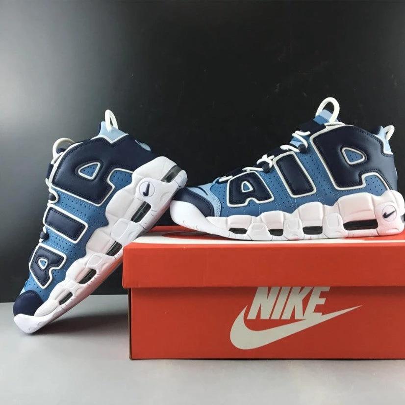 Air More Uptempo 96 Denim Shoes Sneakers by Air Jordan