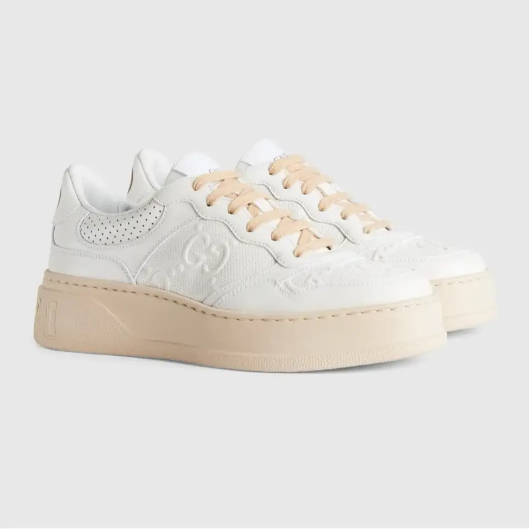 GG Embossed Leather Shoes Sneakers by Air Jordan