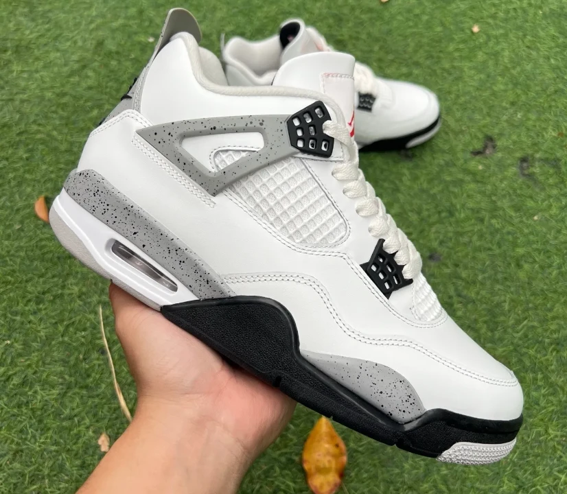 Air Jordan 4 White Cement 2025 Shoes Sneakers by Air Jordan
