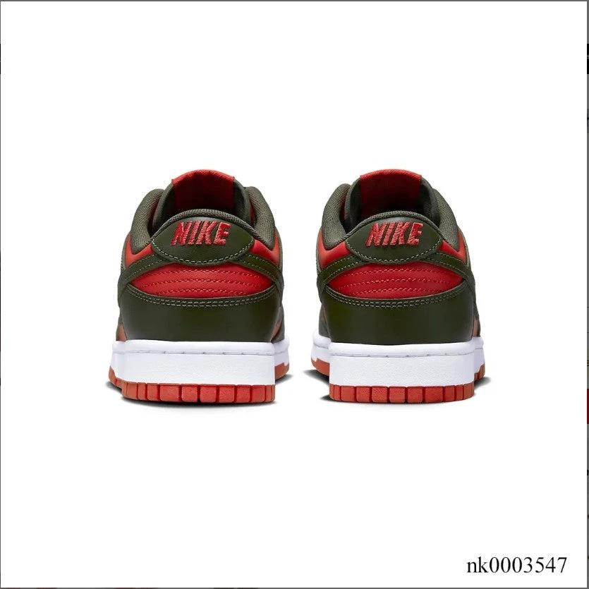 Dunk Low Mystic Red Cargo Khaki Shoes Sneakers by Air Jordan