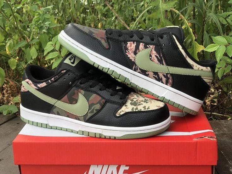 Dunk Low Crazy Camo Shoes Sneakers by Air Jordan