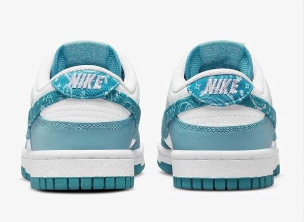 Nike Dunk Low Essential Blue Paisley Shoes Sneakers by Air Jordan