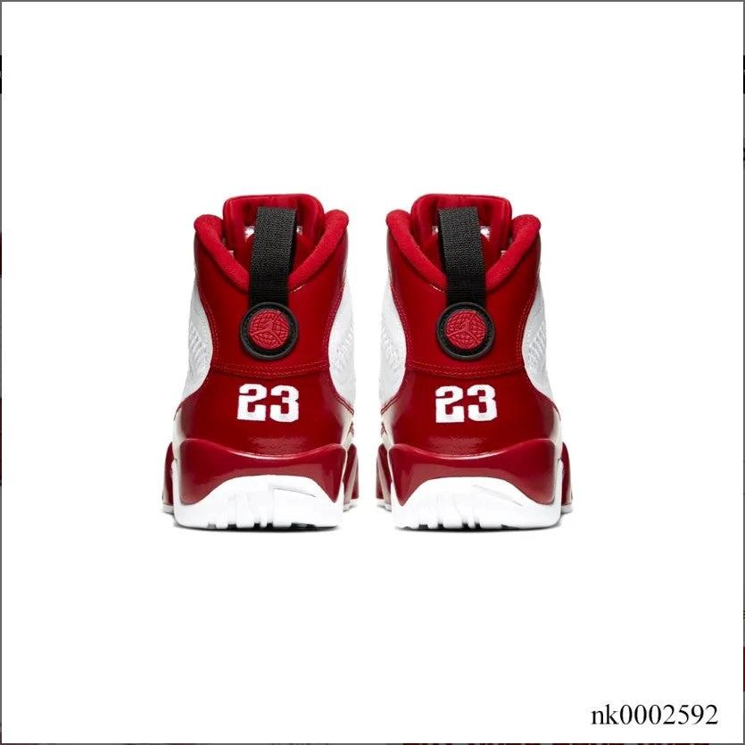 Air Jordan 9 Retro White Gym Red Shoes Sneakers by Air Jordan
