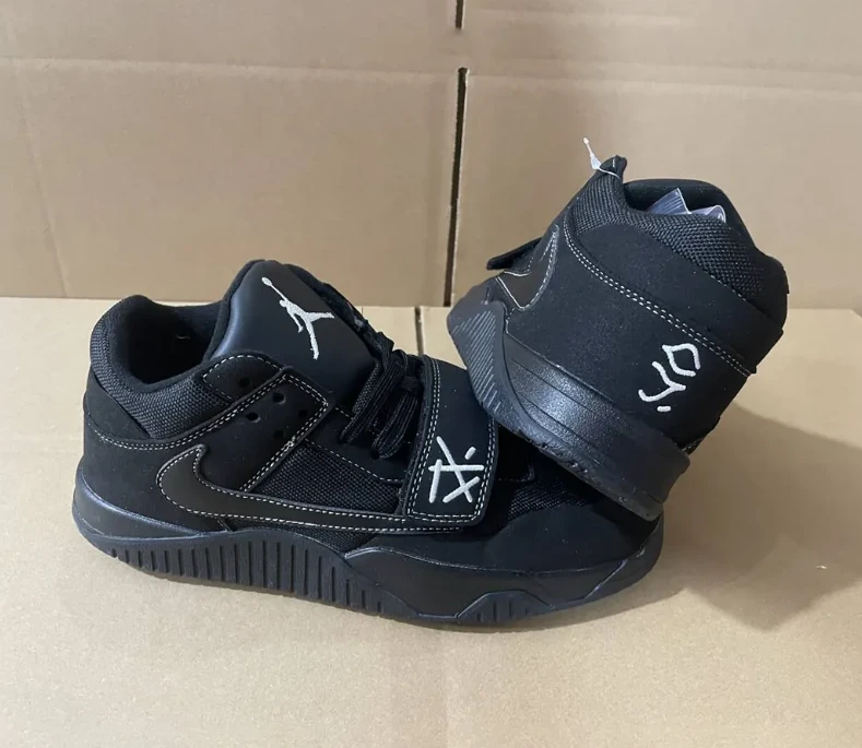 Travis Scott x Jumpman Jack All Black Shoes Sneakers by Air Jordan
