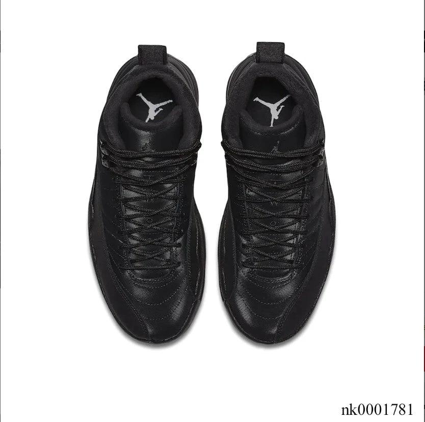 Air Jordan 12 Retro Winterized Triple Black Shoes Sneakers by Air Jordan