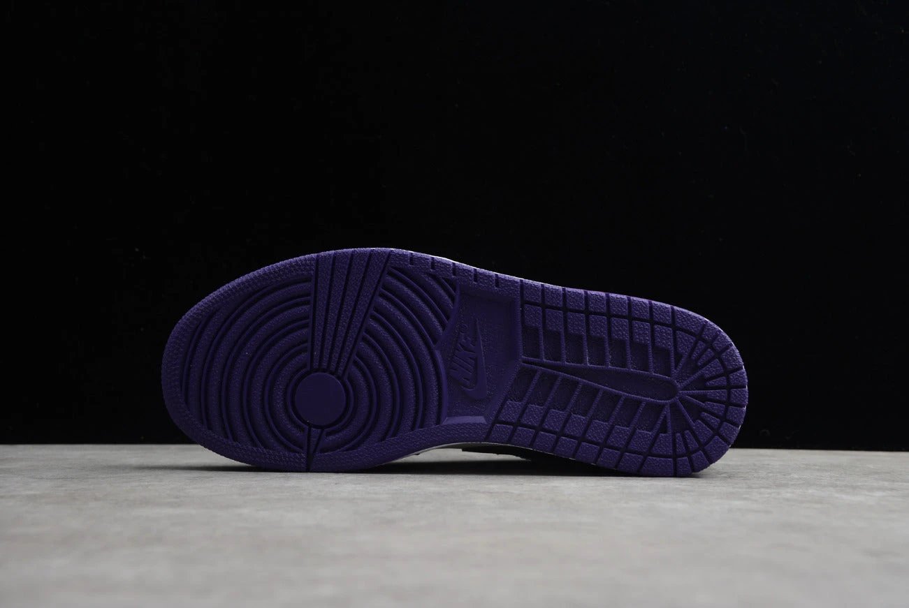 Air Jordan 1 Low Top Black Purple Toe by Air Jordan