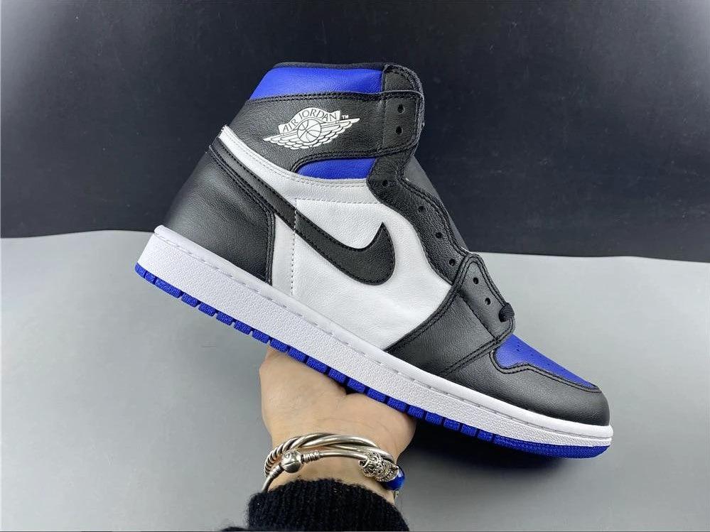 Air Jordan 1 Retro High Black Game Royal Shoes Sneakers by Air Jordan