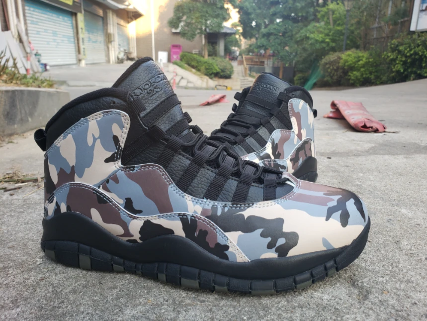 Air Jordan 10 Camo Desert Black Dusted Clay by Air Jordan