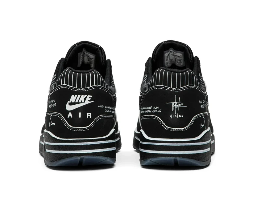 AM 1 Tinker Sketch To Self – Black Shoes Sneakers by Air Jordan