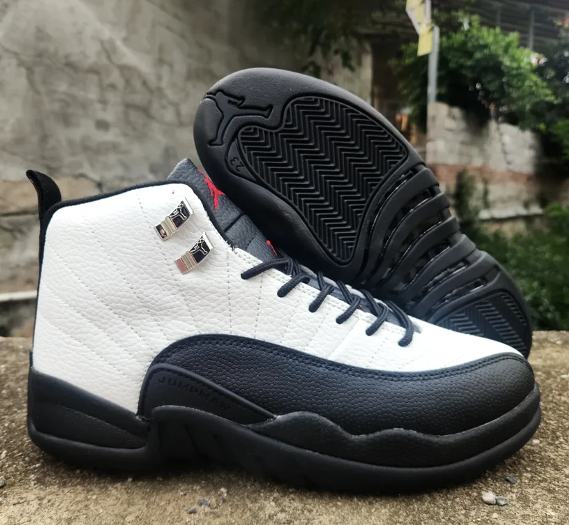 Air Jordan 12 Black Tongue Taxi Sample Shoes Sneakers by Air Jordan