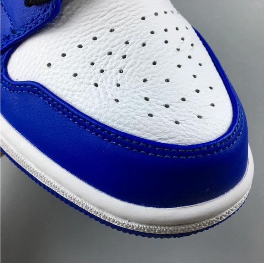Air Jordan 1 Low Hyper Royal Orange Peel Shoes Sneakers by Air Jordan