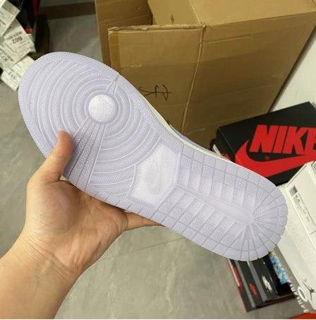 Air Jordan 1 Mid White Grey Blue by Air Jordan