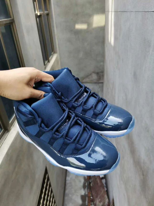 Air Jordan 11 Navy Blue And White by Air Jordan