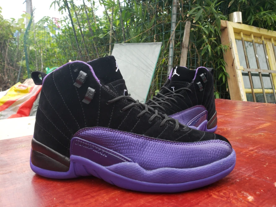 Air Jordan 12 Purple Black by Air Jordan