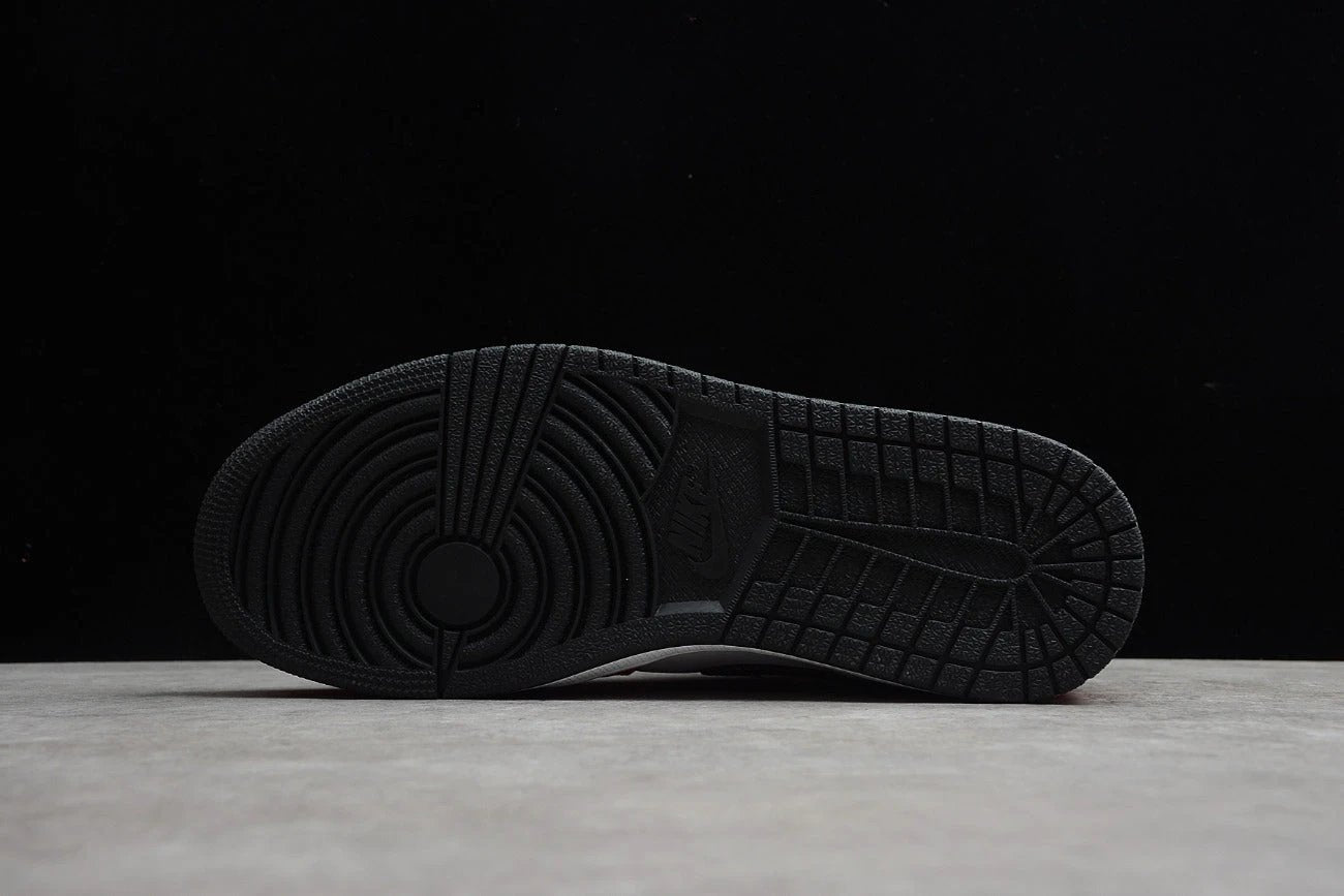 Air Jordan 1 Mid GS Orange Black by Air Jordan