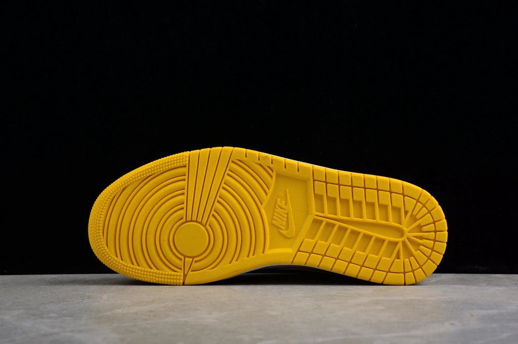 Air Jordan 1 Mid White and Yellow by Air Jordan