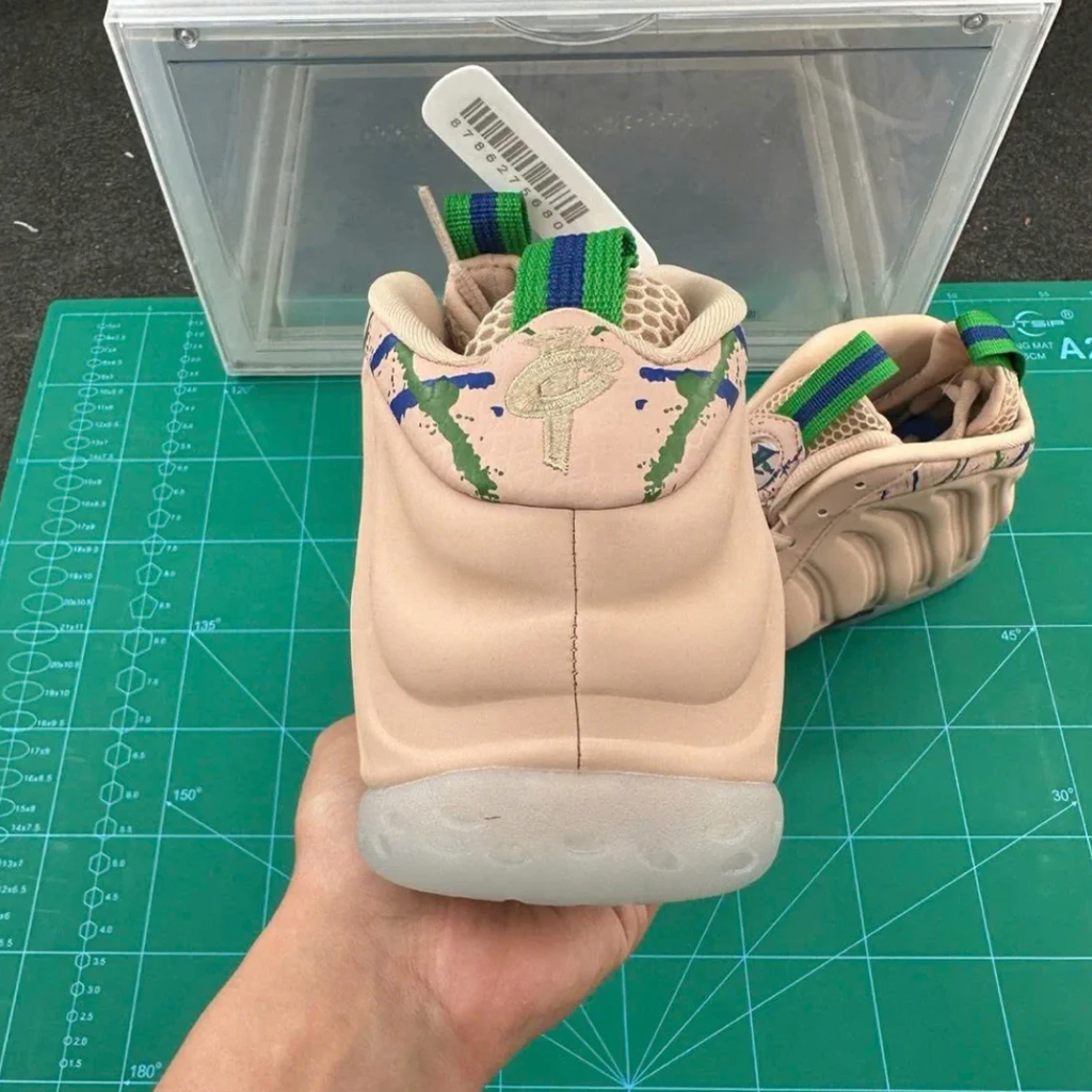 Air Foamposite One Particle Beige Shoes Sneakers by Air Jordan