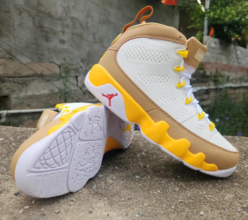 Air Jordan 9 Mustard Shoes Sneakers by Air Jordan