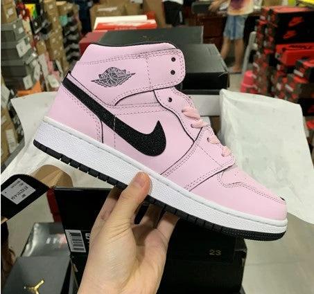 Air Jordan 1 Mid Black Pink by Air Jordan