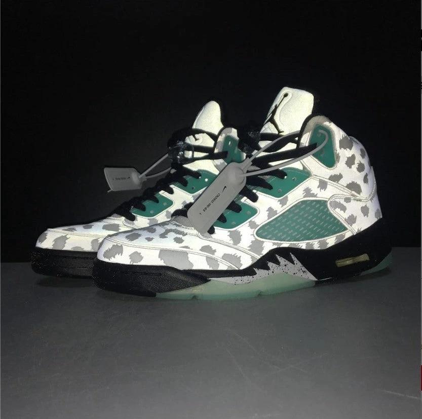 Air Jordan 5 Retro Island Green Shoes Sneakers by Air Jordan