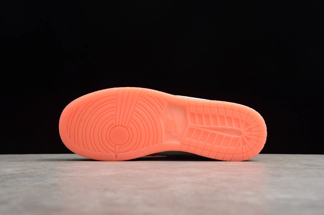 Air Jordan 1 Mid White Bright Orange by Air Jordan