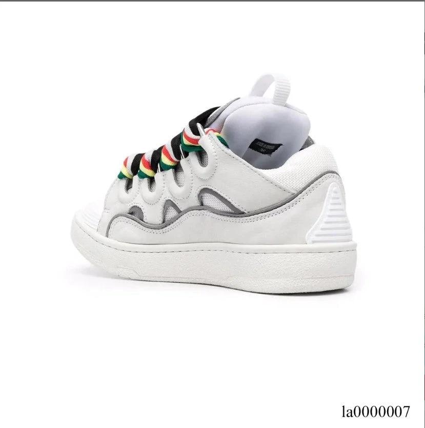 Lanvin Curb Sneaker White Blue Shoes Sneakers by Air Jordan