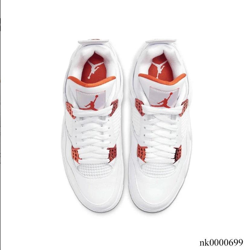 Air Jordan 4 Retro Metallic Orange Shoes Sneakers by Air Jordan