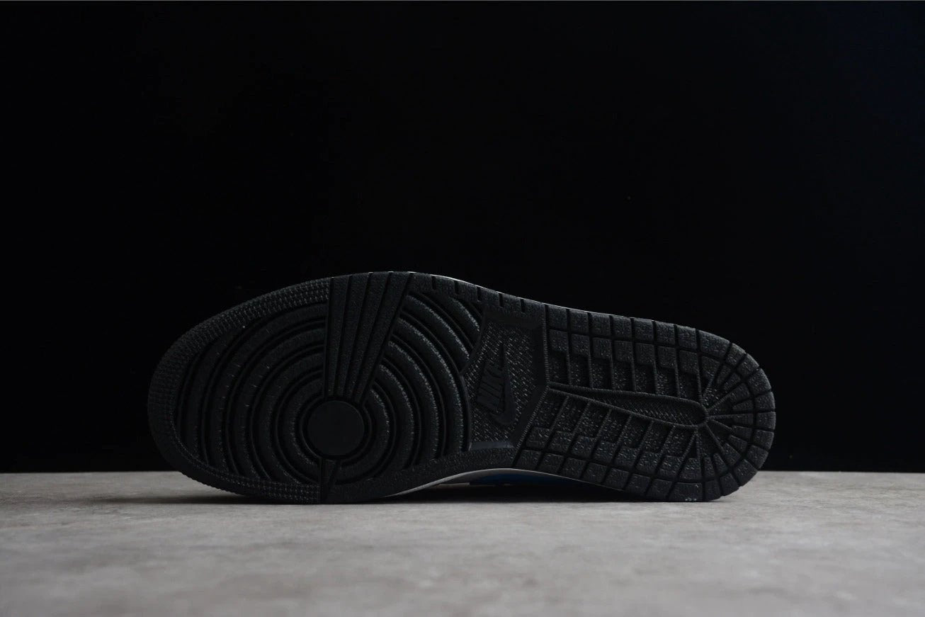 Air Jordan 1 Low Top Black White And Blue by Air Jordan