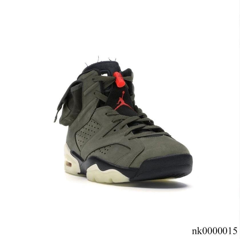 Travis Scott x AJ 6 Olive Shoes Sneakers by Air Jordan