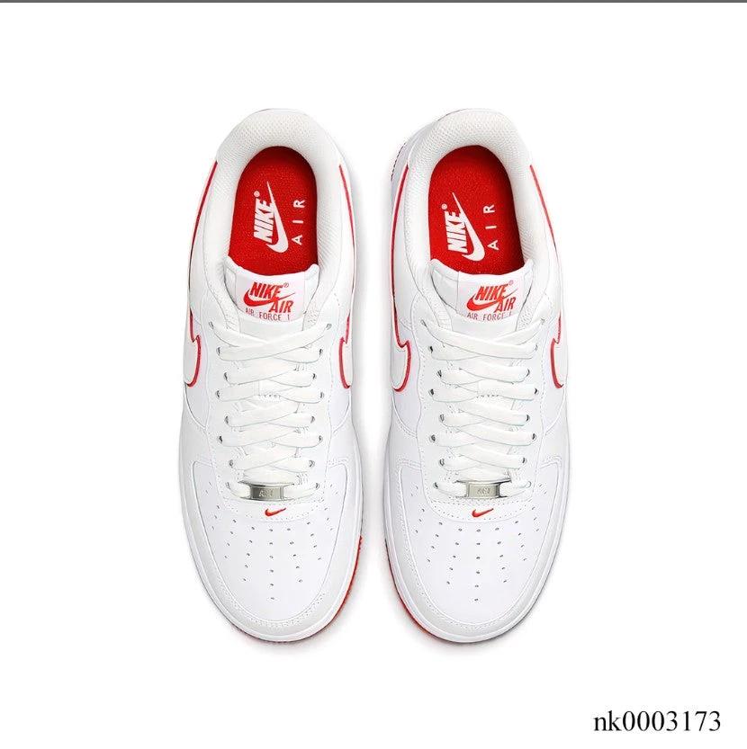 Air Force 1 Low White Picante Red Shoes Sneakers by Air Jordan