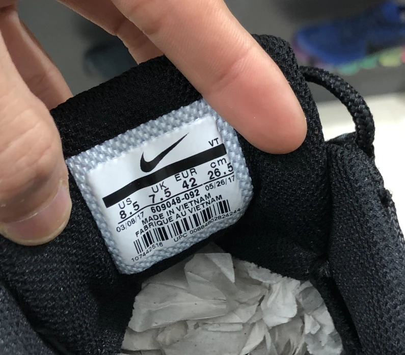 AM 95 Triple Black Shoes Sneakers by Air Jordan