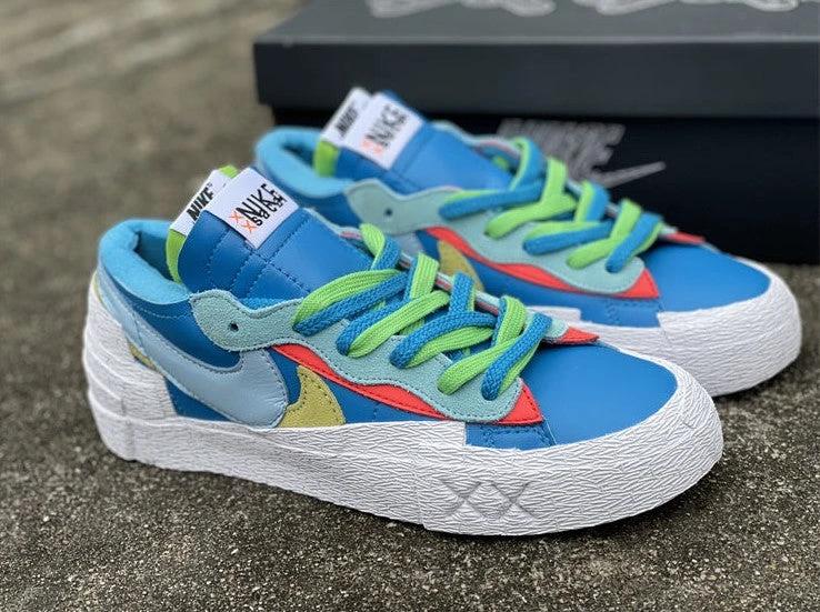 Blazer Low sacai KAWS Neptune Blue Shoes Sneakers by Air Jordan
