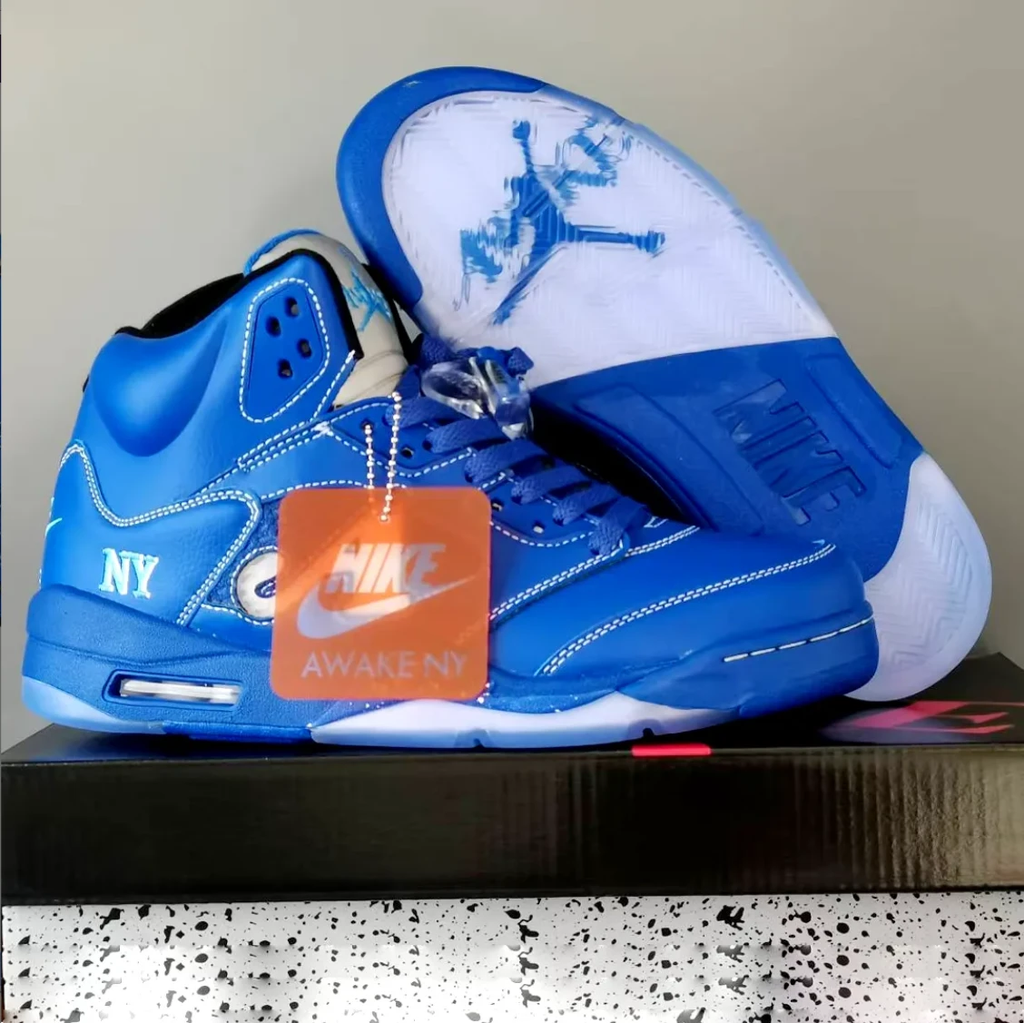 Awake NY x Air Jordan 5 Blueprint Shoes Sneakers by Air Jordan